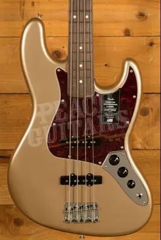 Fender American Professional Classic Jazz Bass - Rosewood - Faded Firemist Gold