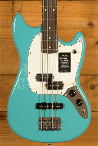 Fender Player II Mustang Bass PJ | Aquatone Blue