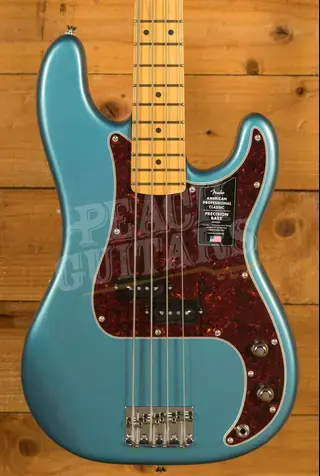 Fender American Professional Classic Precision Bass - Maple - Faded Lake Placid Blue