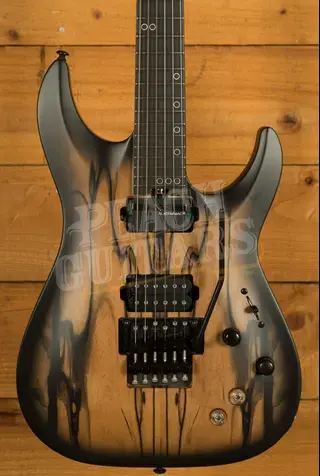 Schecter C-1 FR S Pale Moon Ebony - Richlite - Satin Natural Black Burst