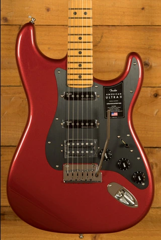 Fender American Ultra II Stratocaster HSS - Maple - Sinister Red