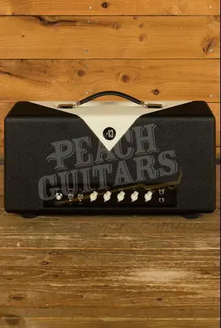 Divided By 13 | AMW 39 Head - Black Bronco Tolex with Ivory Bronco V