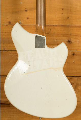 Novo Nucleus Left Handed Serus J | Olympic White - Tortoise Shell Pickguard