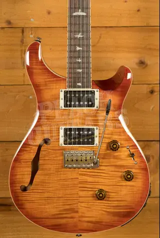 PRS SE Custom | Custom 24 Semi-Hollow Piezo - Vintage Sunburst