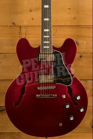 Epiphone ES-335 Block Sparkling Burgundy (Incl. Premium Gig Bag)