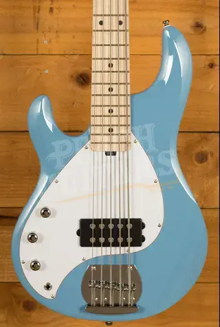 Sterling RAY5LH SUB Series StingRay 5 Bass - Chopper Blue - Left-Handed