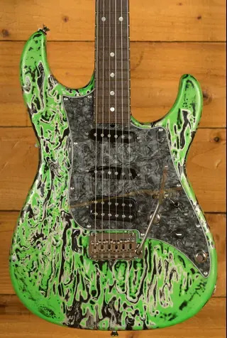 James Tyler Guitars | Studio Elite HD - Neon Green Shmear