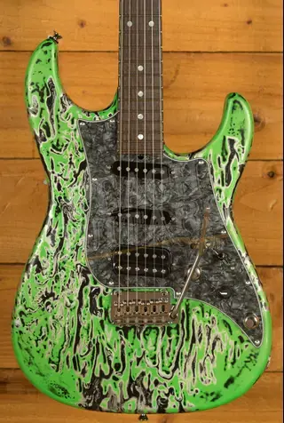 James Tyler Guitars | Studio Elite HD - Neon Green Shmear