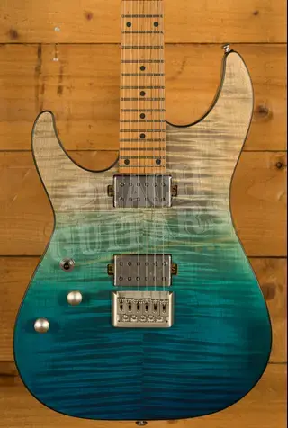 Schecter C-1 Standard Plus Left-Handed - Blue Fade