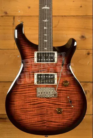 PRS SE Custom | Custom 24 - Orange Tiger Smokeburst 
