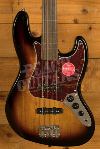 Squier Classic Vibe '60s Jazz Bass Fretless | Laurel - 3-Colour Sunburst