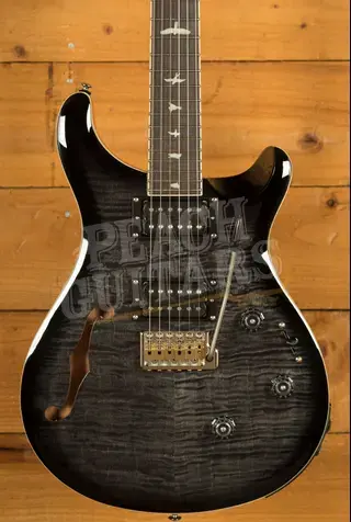 PRS SE Custom | Custom 24 Semi-Hollow Piezo - Charcoal