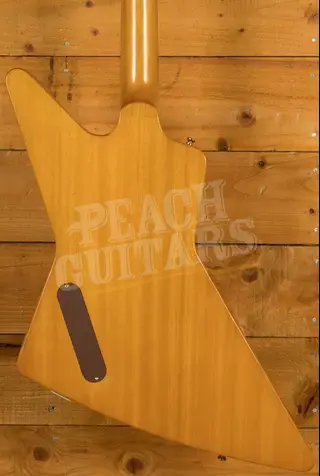 Epiphone Inspired By Gibson Custom 1958 Korina Explorer | Aged Natural - White Pickguard