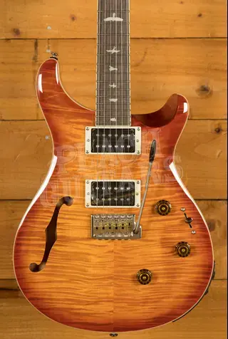 PRS SE Custom | Custom 24 Semi-Hollow Piezo - Vintage Sunburst