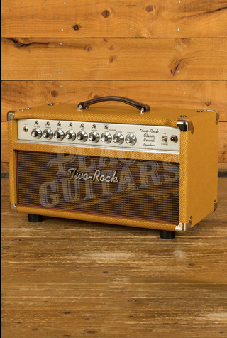 Two-Rock Classic Reverb Signature 40/20 Watt Head - Lacquered Tweed
