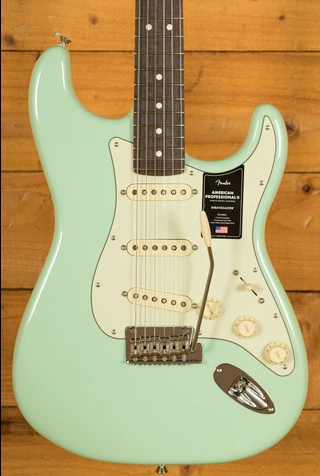 Fender Limited Edition American Professional II Stratocaster - Rosewood - Surf Green
