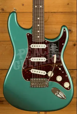 Fender American Professional Classic Stratocaster - Rosewood - Faded Sherwood Green Metallic