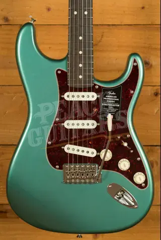 Fender American Professional Classic Stratocaster - Rosewood - Faded Sherwood Green Metallic