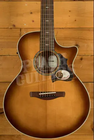 Ibanez AE Acoustic Guitars | AE3007FMH - Tobacco Edge Burst High Gloss - 7-String