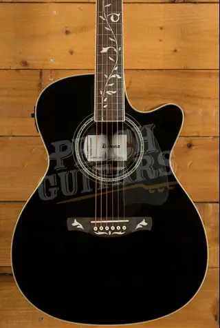Ibanez AC391RCE Artwood Series Electro-Acoustic - Rosewood - Black High Gloss Top