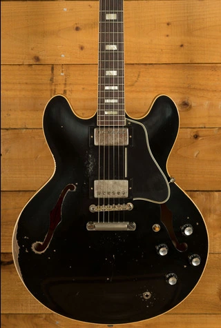 Gibson Custom Murphy Lab 1964 ES-335 | Ebony - Ultra Heavy Aged