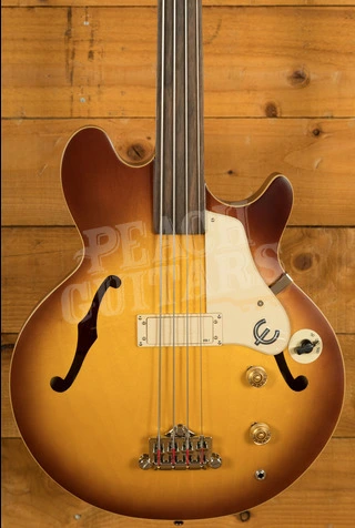 Epiphone Jack Casady Fretless Bass | Aged Royal Tan