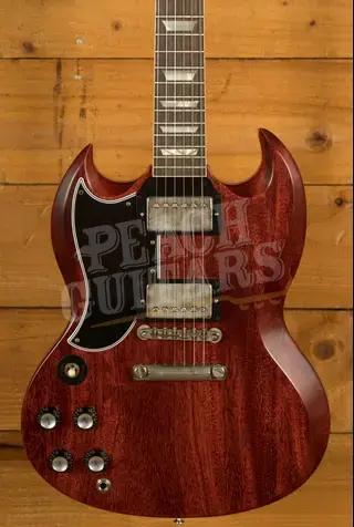 Gibson Custom 1961 Les Paul SG Standard Reissue Stop-Bar | Cherry Red - VOS *Left-Handed*
