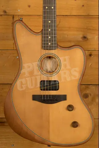 Fender Acoustasonic Standard Jazzmaster - Rosewood - Aged Natural