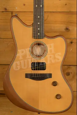 Fender Acoustasonic Standard Jazzmaster - Rosewood - Aged Natural
