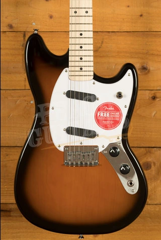Squier Sonic Mustang - Maple - 2-Colour Sunburst
