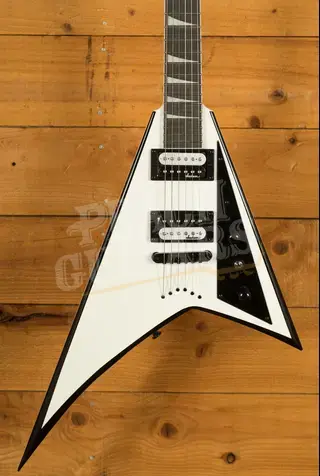 Jackson JS Series Rhoads JS32T - Amaranth - White w/Black Bevels