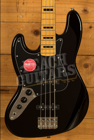 Squier Classic Vibe '70s Jazz Bass Left-Handed Maple Black