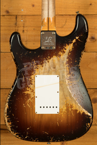Fender Custom Shop Limited 70th Anniversary 54 Strat | Super Heavy Relic Wide-Fade 2-Colour Sunburst