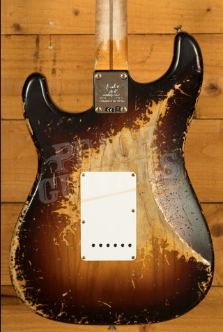 Fender Custom Shop Limited 70th Anniversary 54 Strat | Super Heavy Relic Wide-Fade 2-Colour Sunburst