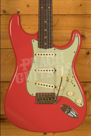 Fender Custom Shop 59 Strat - Journeyman Relic Fiesta Red