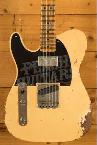Fender Custom Shop 52 HS Tele Left-Handed - Heavy Relic Nocaster Blonde