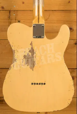 Fender Custom Shop 52 HS Tele Left-Handed - Heavy Relic Nocaster Blonde