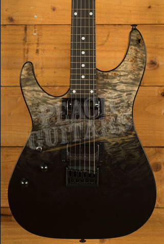Schecter C-1 Standard | Black Fade Burst Burl *Left-Handed*