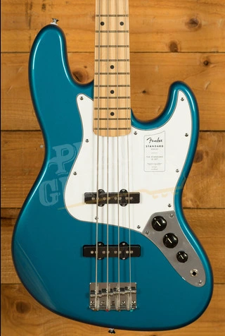 Fender Standard Jazz Bass - Maple - Aqua Marine Metallic