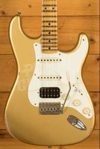 Fender Custom Shop 57 HSS Strat - Relic Aztec Gold