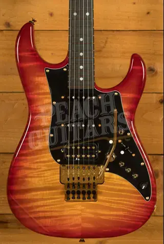 James Tyler Guitars | Studio Elite - Cherry Sunburst Quilt Maple