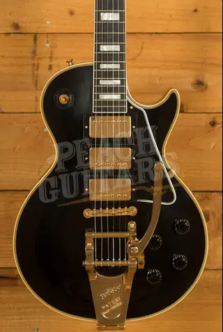 Gibson Custom 1957 Les Paul Custom Reissue 3-Pickup Bigsby | Ebony - VOS
