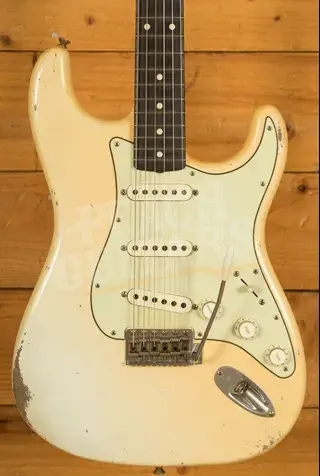 Fender Custom Shop Masterbuilt Levi Perry 62 Strat - Relic Aged Olympic White