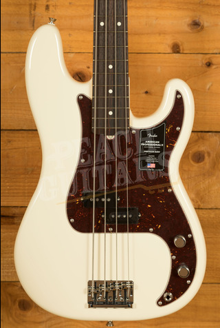 Fender American Professional II Precision Bass Rosewood Olympic White