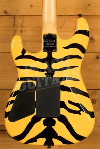 Jackson Pro Origins 1985 Limited Edition San Dimas SD1 HH FR - Ebony - Yellow Bengal