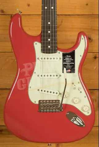 Fender American Professional Classic Stratocaster - Rosewood - Faded Dakota Red