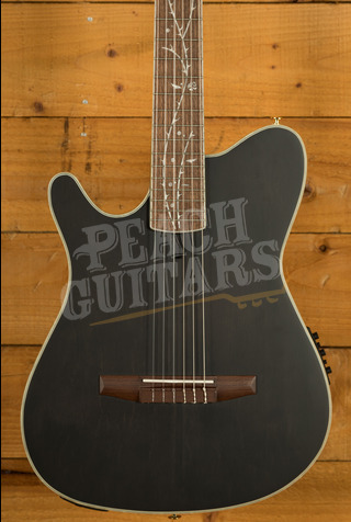 Ibanez TOD10NL Tim Henson (Polyphia) Electro-Nylon | Transparent Black Flat - Left-Handed