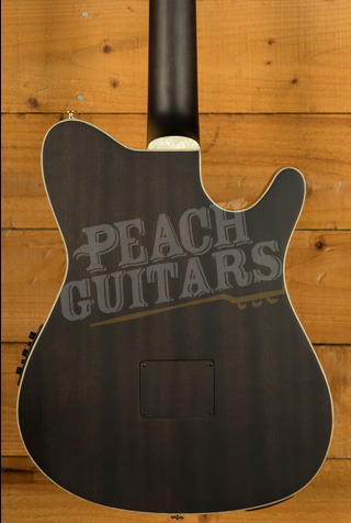 Ibanez TOD10NL Tim Henson (Polyphia) Electro-Nylon | Transparent Black Flat - Left-Handed