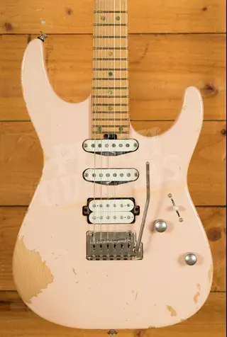 Charvel Pro-Mod Rick Graham DK24 2PT CM - Maple - Worn Shell Pink