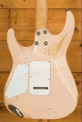 Charvel Pro-Mod Rick Graham DK24 2PT CM - Maple - Worn Shell Pink
